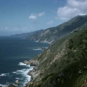 Monterey coast, looking north, Torre Canyon
