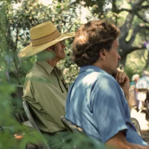 SBBG Members Day Picnic, 1986, under the oaks