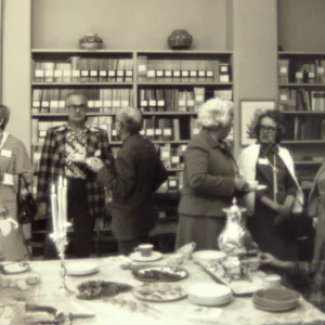Tea, luncheon in the Blaksley Library, duplicate of SBBG_SL_17517