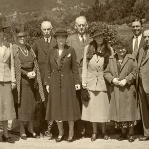 duplicate of PR_01286, Board of Trustees in front of meadow, circa 1940s (see SBBG_ PR_1287)