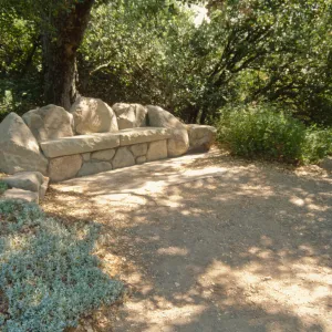 Ada Wood stone bench