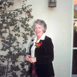 SBBG Guild Ladies, Fran Cramer- Guild Chairman @ Guild Sale 18 Nov 78