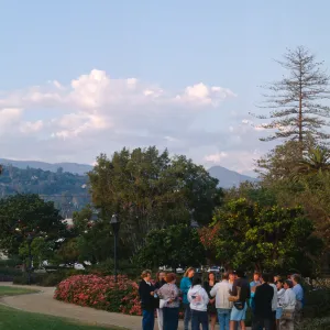 Master Gardener meeting with Bruce Van Dyke at Alice Keck Park Memorial Garden