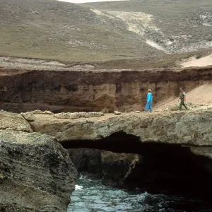 Natural bridge, just west of Carrinton Point peninsula