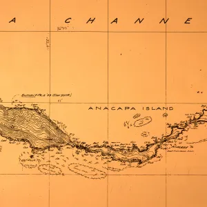 Old chart, Anacapa Island