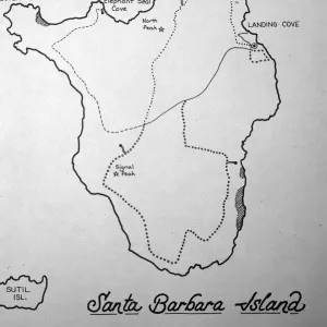 trail map, Santa Barbara Island