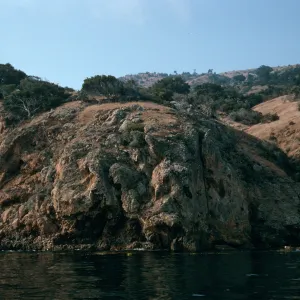 Santa Cruz Island, North shore, between Pelican Bay & Prisoners Harbor
