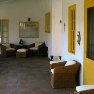 Santa Cruz Island, Stanton Ranch, patio