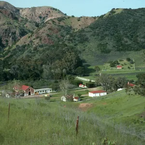 Santa Cruz Island, Stanton Ranch,from Camino de la Casa
