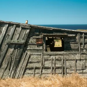 Santa Cruz Island, Morse Point, fishing shack