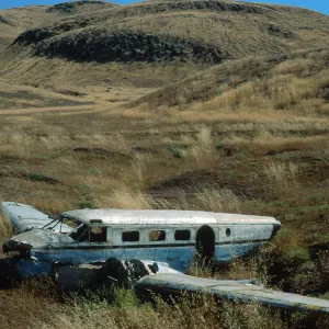 Guadalupe Island, plane wreck, near airstrip