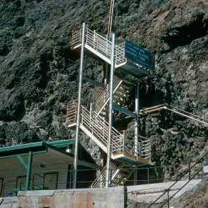 East Anacapa Island, landing