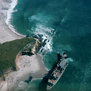 Wreck, East End, San Miguel Island 