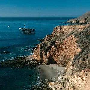 Santa Rosa Island, pier ruins, Johnsons Lee