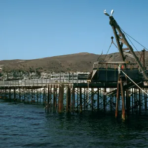 Santa Rosa Island, ranch pier, Beechers Bay