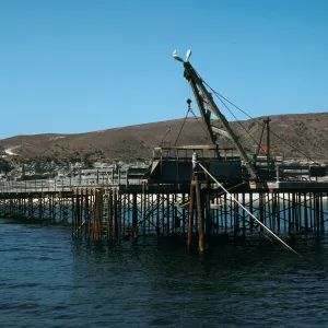 Santa Rosa Island, ranch pier, Beechers Bay