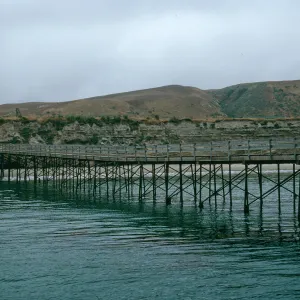 Santa Rosa Island, pier, Vail Ranch