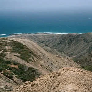 San Nicolas Island, South side from Building 182