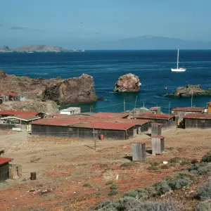 San Benito Island, village