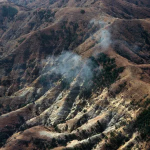Santa Cruz Island, West side of Montañon ridge