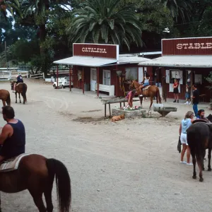 stables, Avalon Canyon, Catalina Island