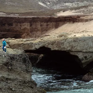 natural bridge, just West of Carrington Point Peninsula, Santa Rosa Island