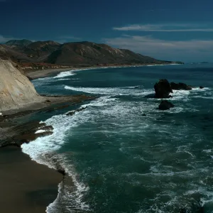 view of Pozo Beach from near Point, Santa Cruz Island