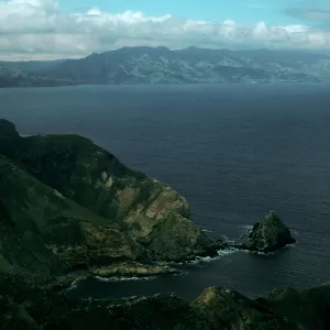 looking West over Potato Harbor, Santa Cruz Island