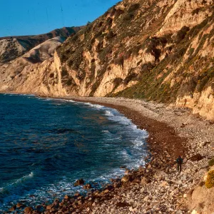 beach, China Harbor, Santa Cruz Island