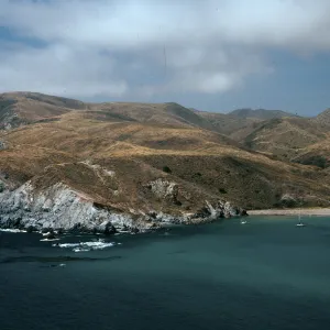 headland, just Northwest of Little Harbor,Santa Catalina Island