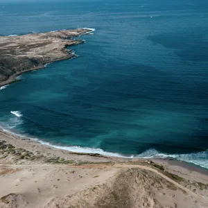 Vizcaino Point, West end of Red Eye Beach, San Nicolas Island