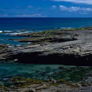 coastline, near Balloon Launch Building, San Nicolas Island