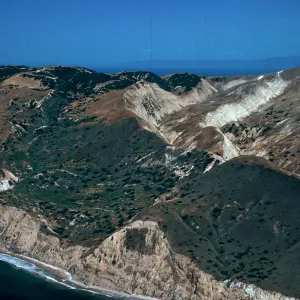 The Nature Conservancy/Gherini property line, Southeast side, Santa Cruz Island