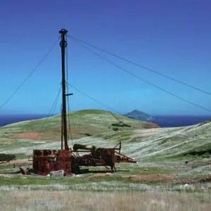 oil well, near Scorpion Ranch, Santa Cruz Island