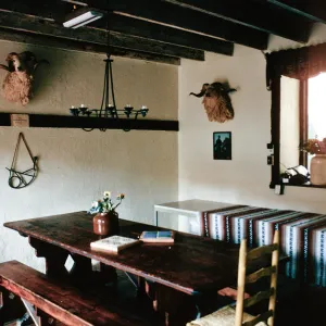 dining room, Smugglers Ranch, Santa Cruz Island