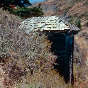 Christi outhouse, Santa Cruz Island
