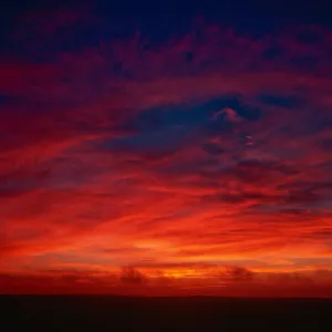 sunset, from Dry Lake, San Miguel Island