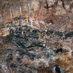 Inscriptions, East entrance, Cueva Valdez, Santa Cruz Island
