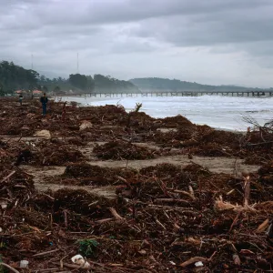 big storm, Goleta Beach