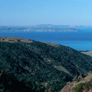 135 mm view from Buena Vista - view of Santa Rosa & San Miguel Islands, Santa Cruz Island
