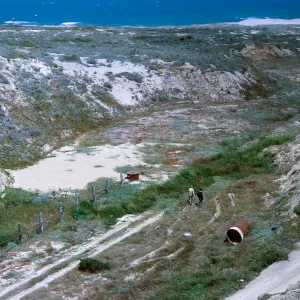 9/ Evans & Rainey - mouth of Tule Creek, from water wells, looking Northeast, 65-137 & SN-54