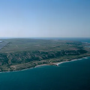 view of San Nicolas Island, 56-226 & SN-143