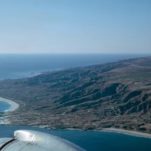view of San Nicolas Island, 65-230 & SN-147