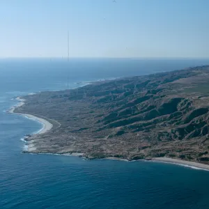 view of San Nicolas Island, 65-242 & SN-159