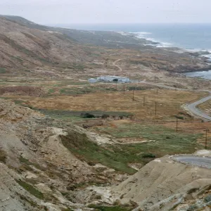 Army Camp Beach from the road, 66-89 & SN-345