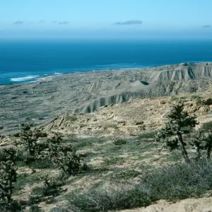 South side, South of Building 121, Looking west, San Nicolas Island