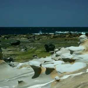 Rock formations, Southwest coast by Rock Crusher, San Nicolas Island