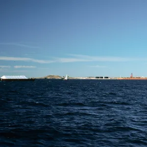 salt barge & plant, South end of Cedros Island