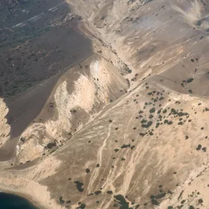 The Nature Conservancy/National Park Service boundary, Santa Cruz Island