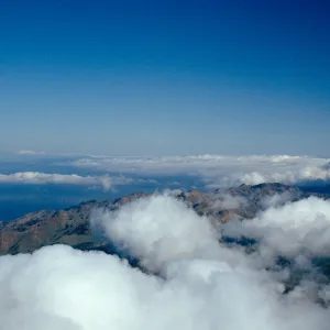 North ridge & fog, Santa Cruz Island